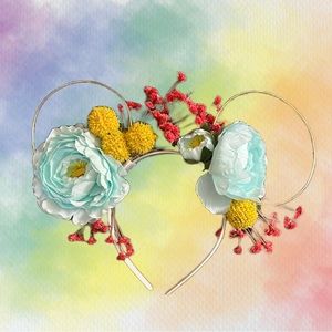 Floral Mickey Mouse Inspired Ears